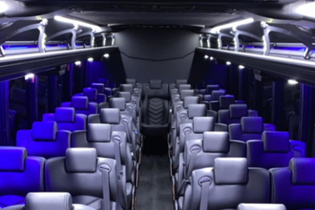 Santa Clara Charter Bus Interior