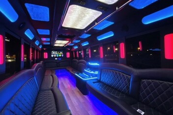 Santa Clara Limousine Bus Interior