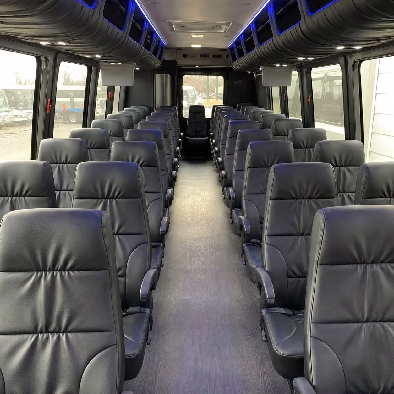 30 passenger minibus interior