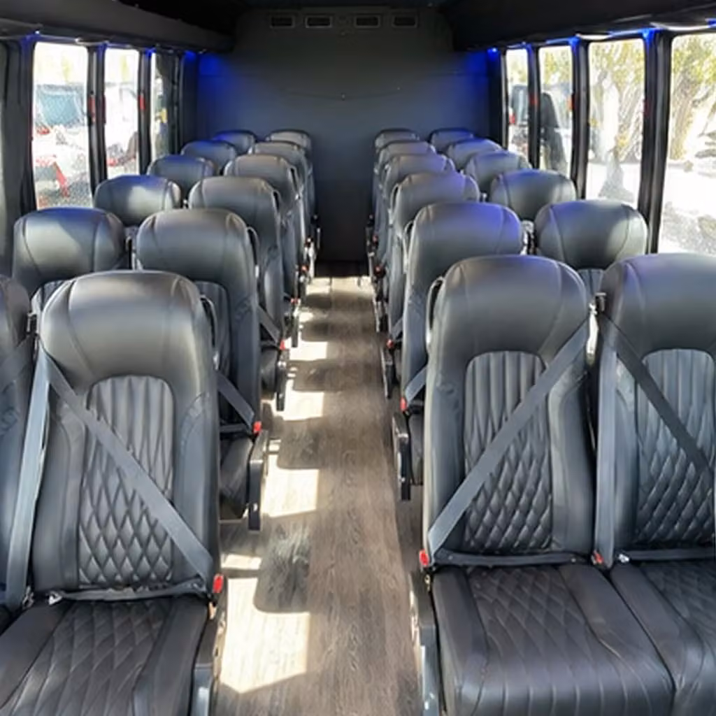 35 passenger minibus interior