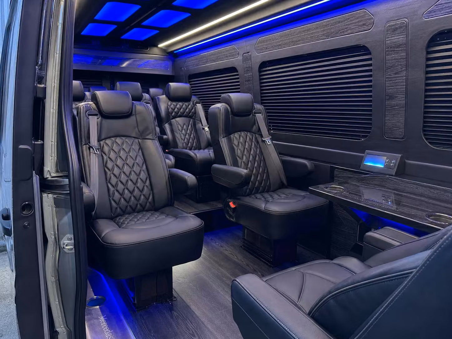 sprinter van transportation for groups and events across santa clara